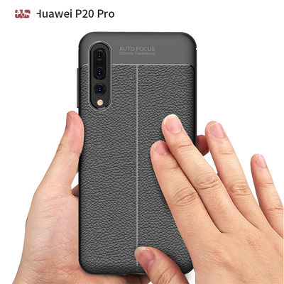 Carbon fiber case for huawei P20 silicon phone case for Huawei P20 Pro