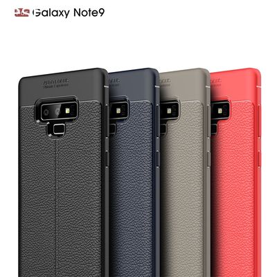 Litchi texture silicone phone case for Samsung Note 9