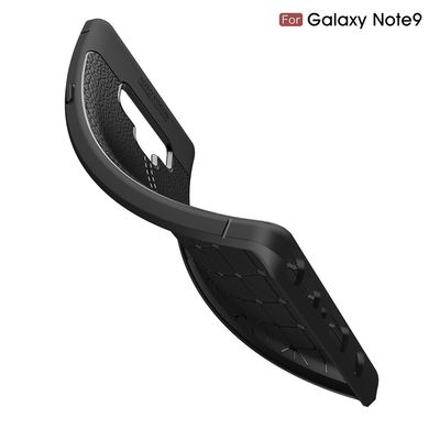 Litchi Leather TPU Phone Case For Samsung Galaxy Note 9 Cover