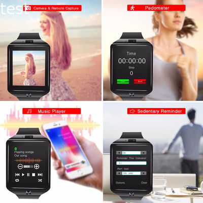 2019 Wholesale PriceAndroid Camera Bluetooth Smartwatch Wrist Mobile Smart Watch Sport Smart Watch With Sim Card Slot