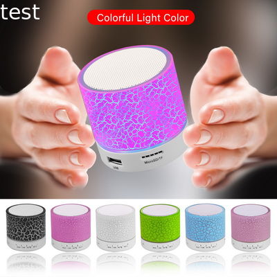 A.Quality  Hands Free Bluetooth Mini Wireless LED S10 Speaker with 400mah Battery Bluetooth Speaker
