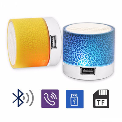 A.Quality  Hands Free Bluetooth Mini Wireless LED S10 Speaker with 400mah Battery Bluetooth Speaker