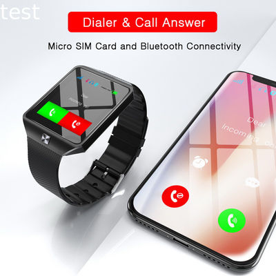 2019 Hot Sale DZ09 Smart Watch Step Count SIM Card Bluetooth Watch for Wearable Devices Mobile Watch Phones
