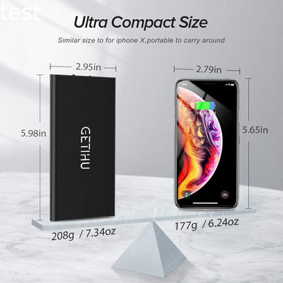 Cell Phone Charger Portable 10000mah Power Bank External Battery Pack Mobile Charger Backup Powerbank Compatible for iPhones X m