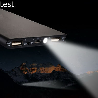 Electronic product double USB 10000 mah mini credit card usb portable mobile powerbank