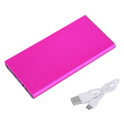 Power Bank 10000mah Portable Charger With 2 Outputs, Large Capacity External Battery For Earphone