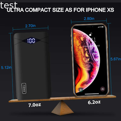 INIU Universal Power bank 10000mah LED Display Ultra Compact USB Multi lPorts Mobile Portable Charger