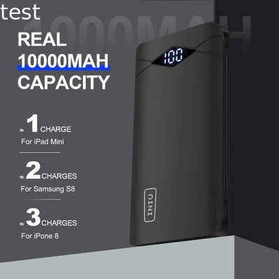 INIU Universal Power bank 10000mah LED Display Ultra Compact USB Multi lPorts Mobile Portable Charger