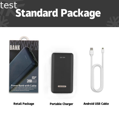 2019 Hot Selling Custom Dual USB mobile power bank Power bank 20000mah Smart Portable External Pack Charger