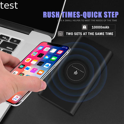 3 in 1 Qi Wireless Charger Portable power bank wireless charging 6000-10000mAh  2.1A Powerbank Quick Charger for smart Phone
