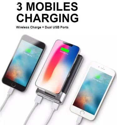2019 hot sale 6K-10KmAh wireless fast charger portable quick battery charger power bank for smart phone