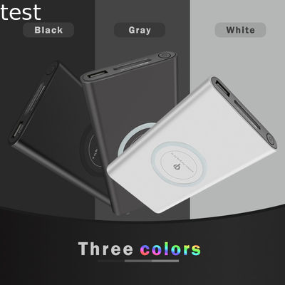 2019 newest 6000-10000mah Wireless QI Charging phone power bank  wireless charger power bank for mobile phone