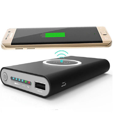 2019 Hot selling Portable charger 3 in 1 wireless charging power bank 10000mah OEM qi wireless charger for iphone for samsung