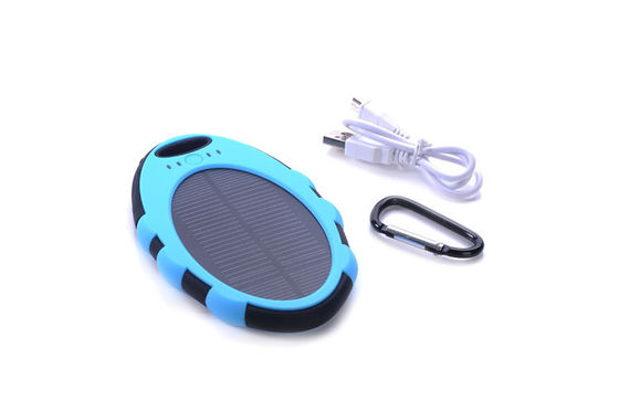 2018 latest design Polymer Battery mini waterproof 5000mah solar power bank