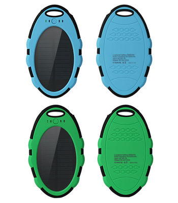 Polymer Battery mini waterproof 5000mah solar energy power bank
