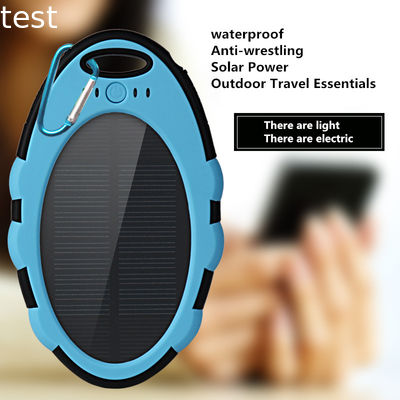 Polymer Battery mini waterproof 5000mah solar energy power bank
