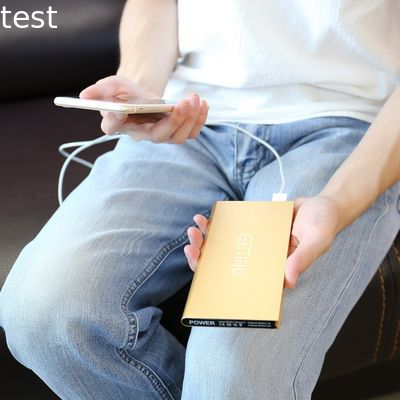 2016 Hot sale Ultra Thin OEM Capacity 10000 mah portable Mobile Phone Power Bank