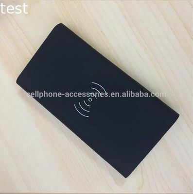 2017 luxury rohs 10000mah QI wireless power bank charger accept receiver