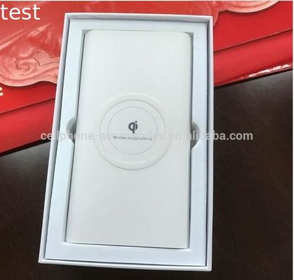 2017 luxury rohs 10000mah QI wireless power bank charger accept receiver