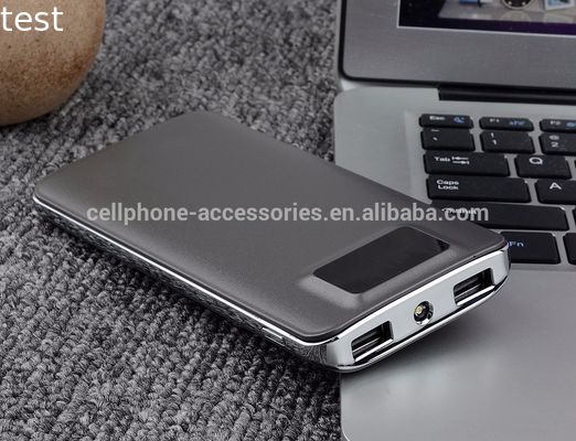 Top quality shenzhen led flashlight double USB power bank 20000mah for iphone and android