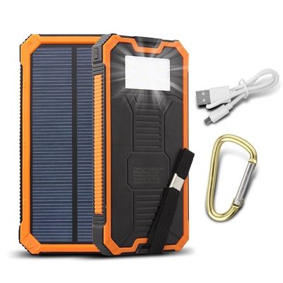 Solar power bank 10000mah 2017 new Portable Outdoor Solar Charger 15000mah for Mobile Phone