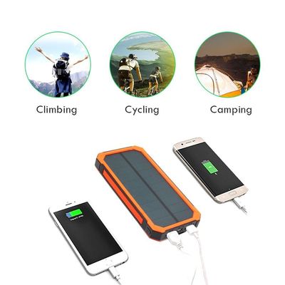 Solar power bank 10000mah 2017 new Portable Outdoor Solar Charger 15000mah for Mobile Phone