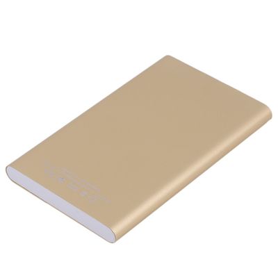 Custom logo Ultra thin portable 5000MA credit card power bank