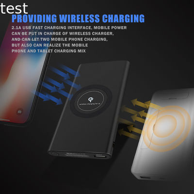 2018 Portable charger 3 in 1 wireless charging power bank 10000mah qi wireless charger