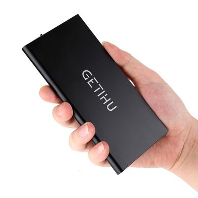 OEM logo High quality universal slim power bank 10000mah portable dual output mobile charger power bank battery
