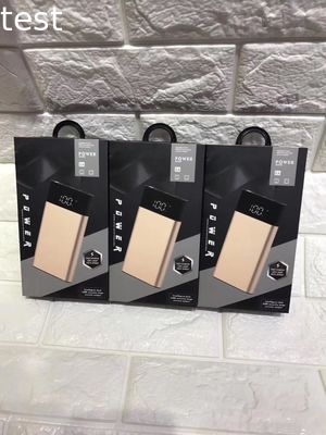 High Quality Power Bank 12000mAh Dual USB Output/Input, Mobile Portable Charger Ultra Slim External Battery with Digital Display