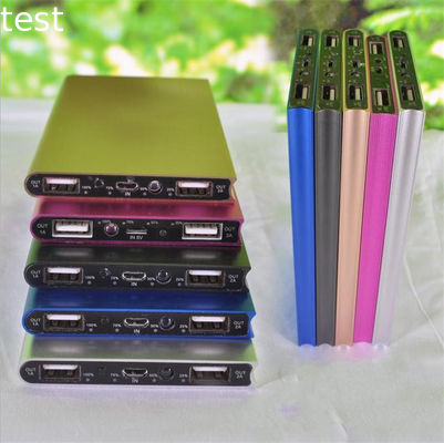 Slim 10000 mAh Power Bank Portable Ultra-thin Polymer Metal Alloy Powerbank Battery Power Bank External Battery
