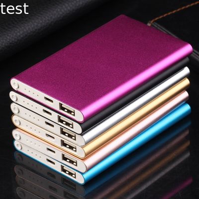 Ultra Thin Power Bank 5000mAh Large Capacity External Battery Mobile Backup Battery Powerbank Supply Charger for Smart Phone