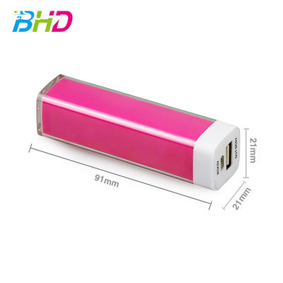 2018 promotion gift custom print brand logo portable mini power bank 1200mah 2600mah for Christmas wedding marketing business
