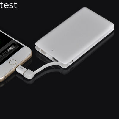 Promotion gift in stock credit card size power bank 2000mah portable power bank for iPhone XS for iPhone X Plus
