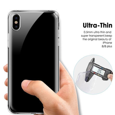 2019 Soft Transparent TPU Mobile Phone Case Cover for iphone 8 for iphone X/XR