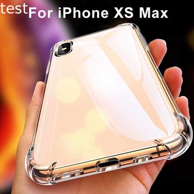 2019 Soft Transparent Silicone  Mobile Phone Case Cover for iphone X/XR for iphoneX Max
