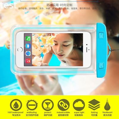 100% Sealed Waterproof Mobile phone Case Pouch Phone Case for iPhone 7 6 6s Plus