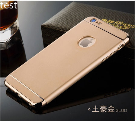 360 Full cover phone case with hole 3 in 1 metal mobile phone case for Iphone7/7s