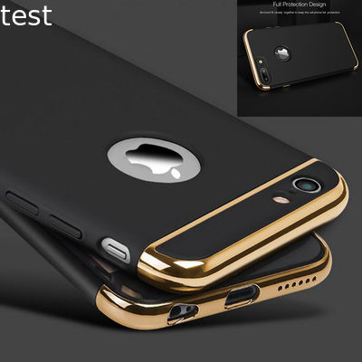 2017 Newest 3 in 1 Electroplating PC Hard Phone Case For iphone 8 case