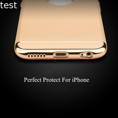For iphone 6/6s metal 3 in 1 electroplating mobile phone cover case for iphone6/6s