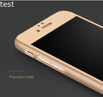 2017 New 360 degree Hard PC cell phone case cover for iphone 7/7s mobile phone accessories