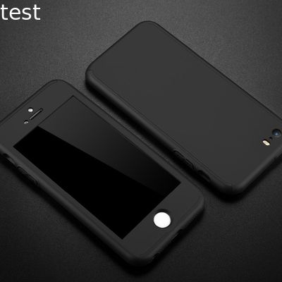 Luxury 360 Degree Ultra-thin case phone cover for iPhone 6 7 8 Plus Case Nano Glass Full Protector Phone Cover for Apple