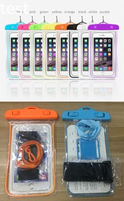 Underwater LED Light Armlet Water proof Phone Case,WaterProof Case for iphone 8