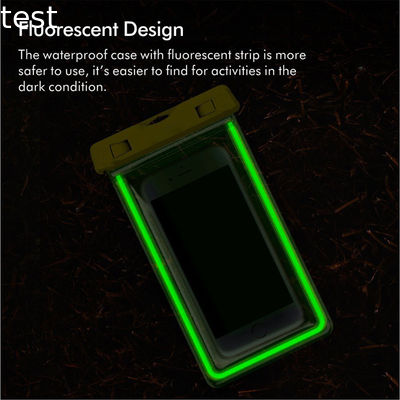 LED Light Armlet Waterproof Case for smartphone,Universal Size WaterProof Phone Case