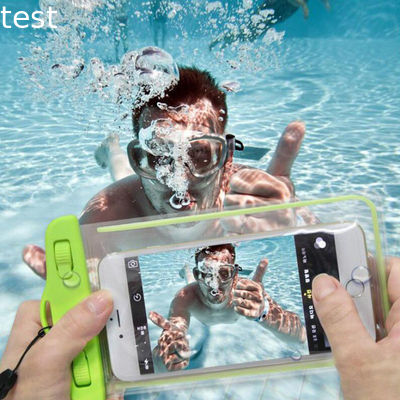 New design light up pvc bag waterproof mobile phone case for iphone 8