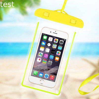 For Iphone 8 led light waterproof phone case,armband waterproof case bag