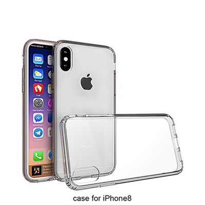Clear Soft Transparent Glossy Mobile Phone Case For iPhone x