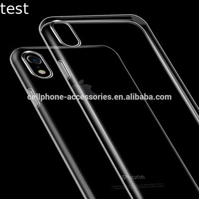 Bulk wholesale cell phone case for iphone 8 plus Slim Transparent Soft TPU For iphone X Cover
