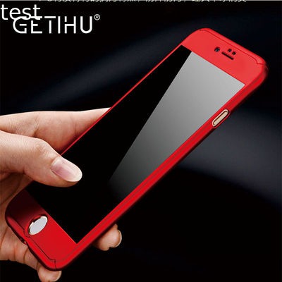 High quality for iphone 8 360 full cover mobile phone case with screen protector