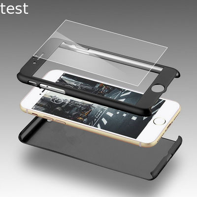 2018 Luxury Hard Plastic Case for iPhone 6 6S 7 Back Full Cover 3 in 1 Removable Mobil Cell Phone Case for iPhone 8